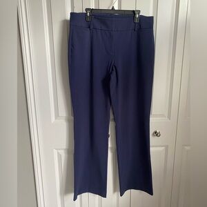 Elegant Navy Boot Cut Pants